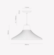 Hammersmith Pendant Light Fluted Glass (different sizes and finishes available)